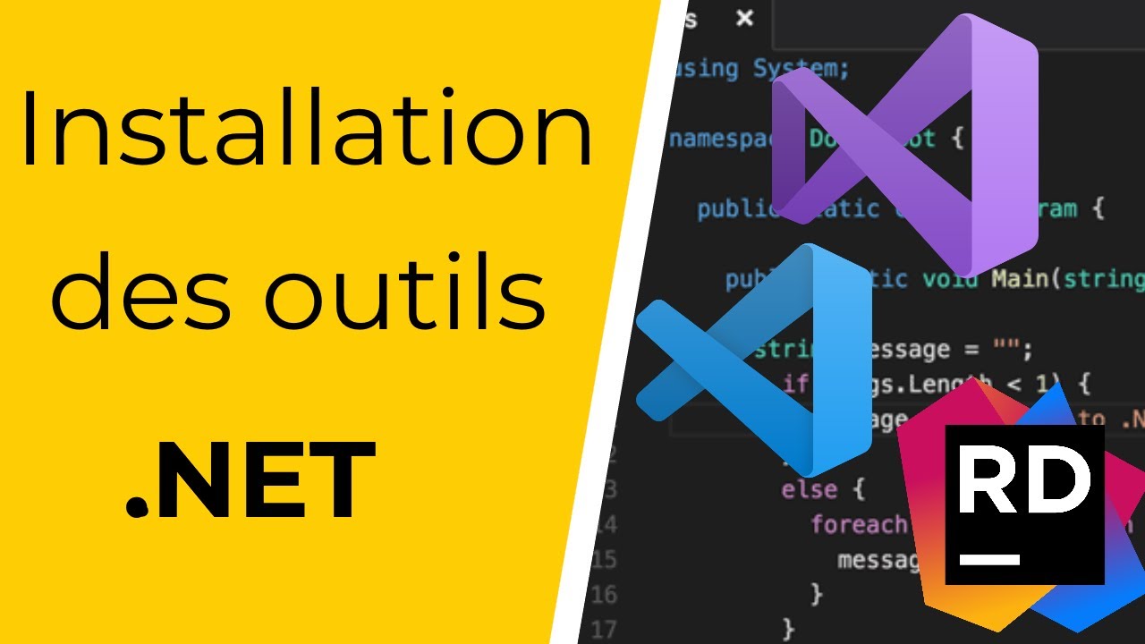 Installation des outils .NET