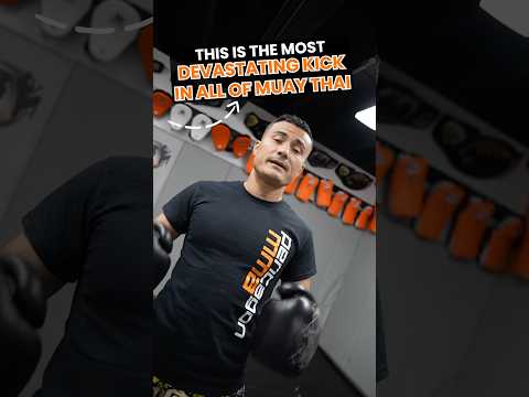 Look at this DEVASTATING KICK in Muay Thai!! #muaythai #mma #martialarts #fightsports