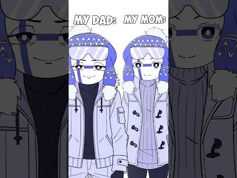 MOM, DAD & ME AS COUNTRIES 🎭💫 #countryballs #countryhumans