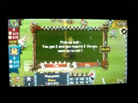 blood bowl psp gameplay