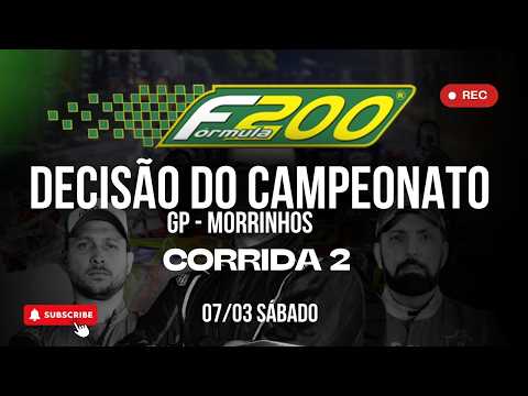FÓRMULA 200 | Corrida 2 |  8ª ETAPA TEMPORADA 2025 | GP MORRINHOS | AGORA É DECISÃO