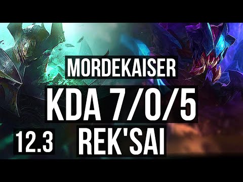 MORDE vs REK'SAI (JNG) | 7/0/5, 67% winrate, Rank 8 Morde, Godlike | NA Challenger | 12.3