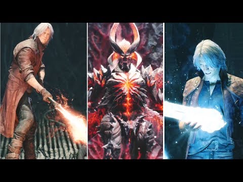 Dante Reactions to New Weapons 2001-2019  DMC1-DMC5 | Devil May Cry 5
