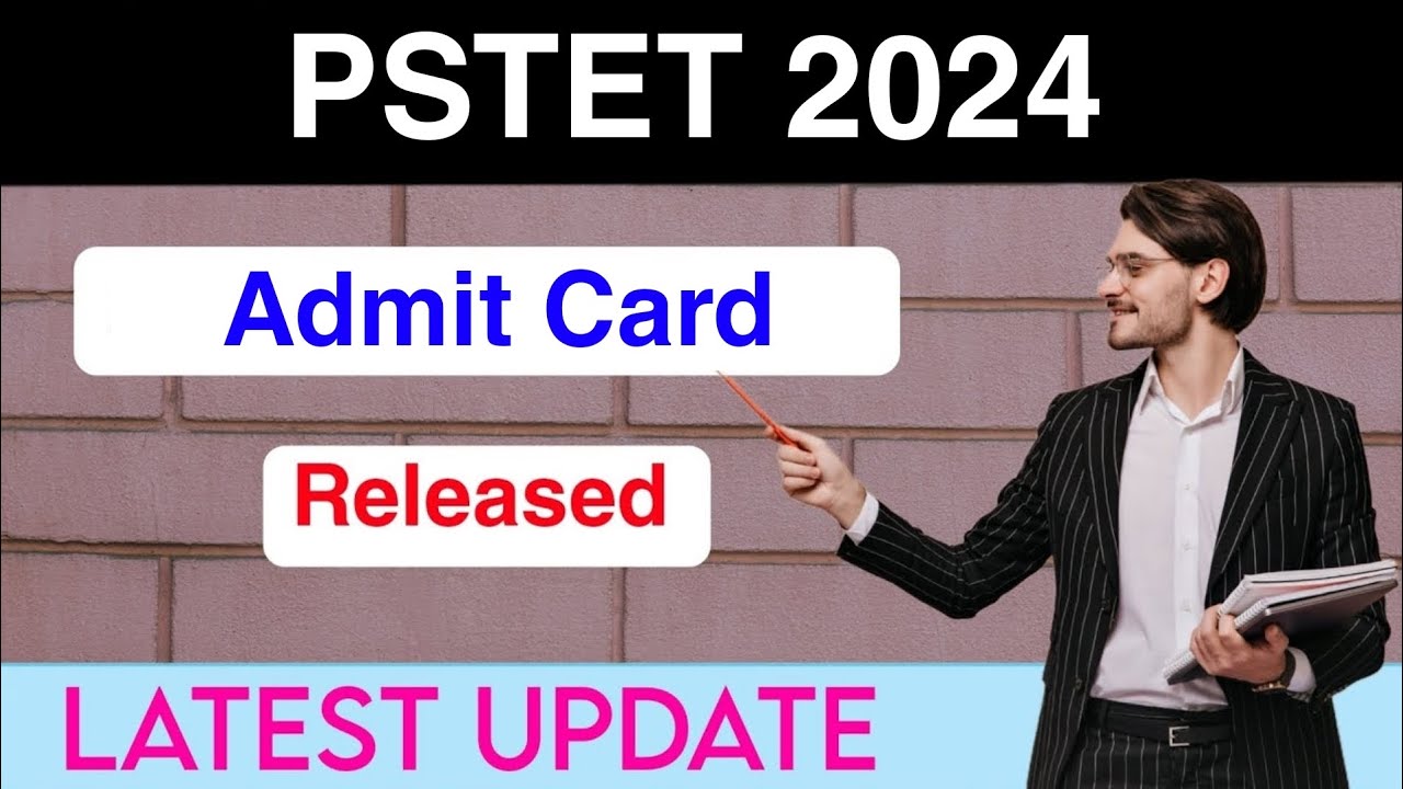 PSTET 2024 Admit Card Released | PSTET 2024 Admit Card Declared | MDE