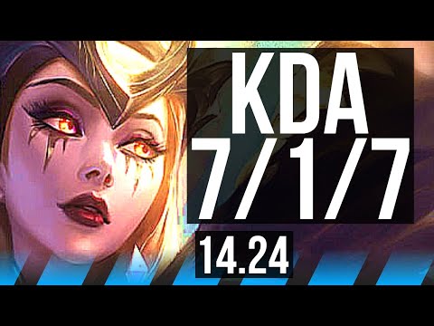 LEBLANC vs CORKI (MID) | 7/1/7, Dominating | NA Master | 14.24