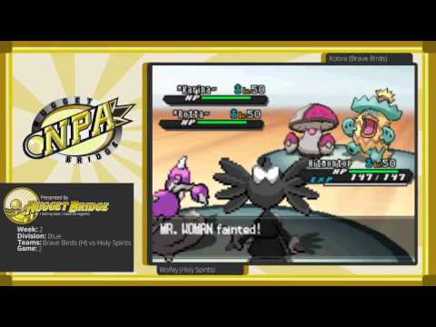 NPA Season 2 Week 2 - Wolfey (Hearthome Holy Spirits) vs Kobra (Fortree Brave Birds) Game 2