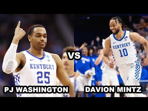PJ Washington vs Davion Mintz at UNC Charlotte | 2v2 |