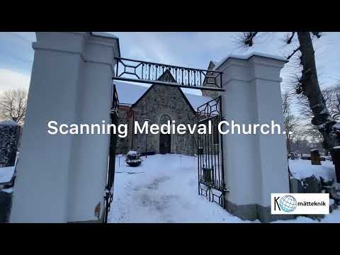 Vallentuna Kyrkas Hemligheter: 3D-Skanning Bevarar Medeltida Arkitektur