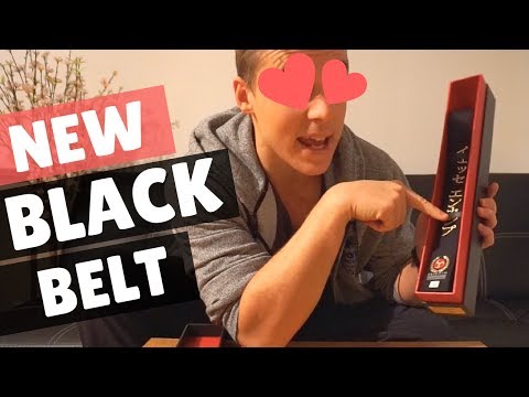 UNBOXING MY NEW KARATE BLACK BELT FROM SEISHIN INTERNATIONAL