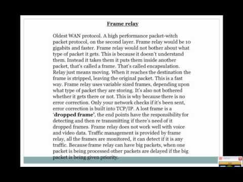 Explaining frame relay, ATM and MPLS