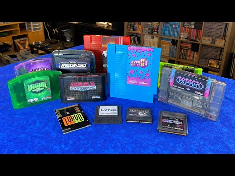 My EVERDRIVE & Flash Cart Collection (SNES, N64, SegaCD, Game Boy, NEOGEO, Genesis, etc)