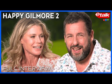 Adam Sandler & Julie Bowen on 'Happy Gilmore 2' comeback, cameos and children | Interview