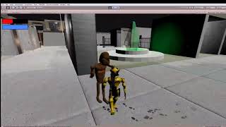 Shorter Melee vs Docker Robot