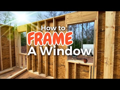 image-Are windows framed with studs?
