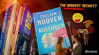 November 9 by Colleen Hoover | Book Reading | Book Review | biggest secret