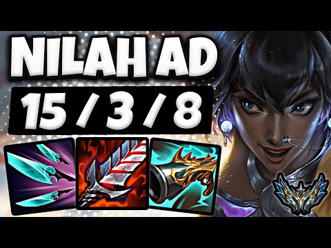 Nilah vs Draven [ ADC ] Lol Korea Challenger Patch 13.15 ✅