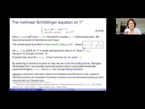 Seminário sobre Análise e Métodos de EDP (SIAM PDE): Andrea R. Nahmod