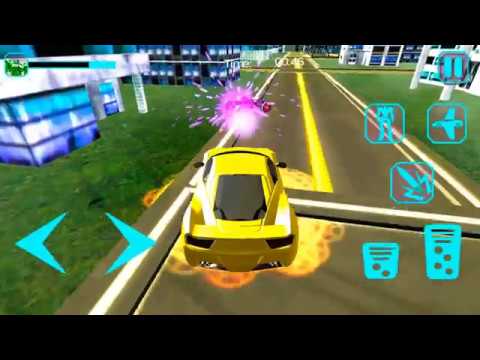 Flying Car Robot Transformation Real Robot Car