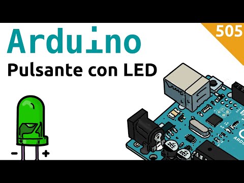 Pulsante con LED "hardware" per Arduino - Video 505