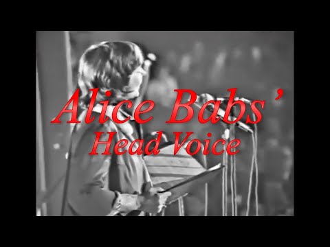 Alice Babs' Head Voice (C5-F6)