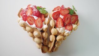딸기 와플 만들기 Strawberry Waffles Recipe | 한세 HANSE