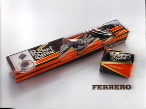 Pubblicità anni '90 - Pocket Coffee Ferrero