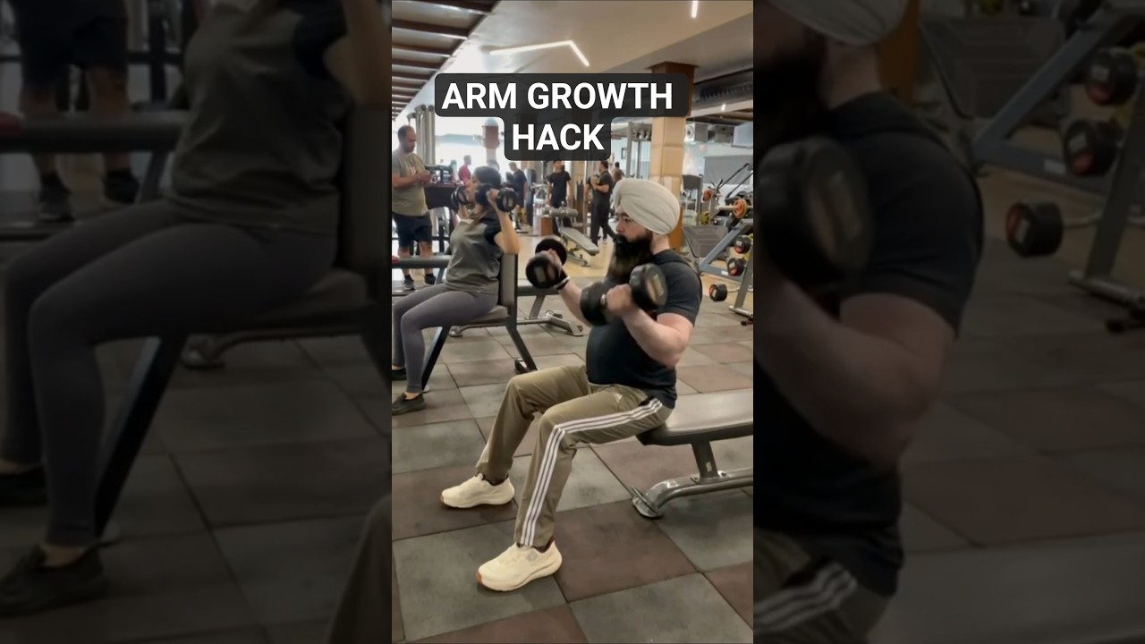 Biceps & Triceps Superset for a Massive Pump 💥 #Shorts #FitnessTips #GymTips #StrengthTraining