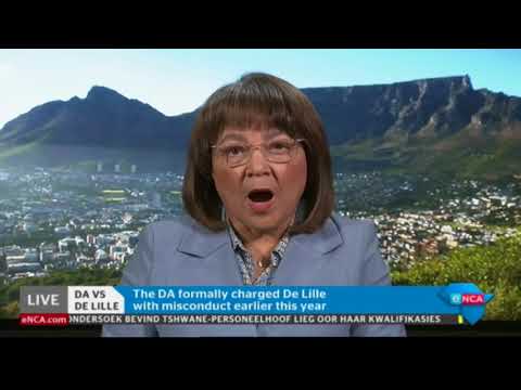 Cape Town Mayor Patricia de Lille speaks to eNCA