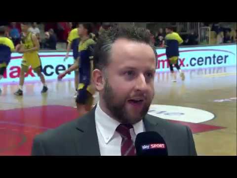 Apr. 6th, 2019 - Halftime interview during Flyers Wels vs UBSC Graz