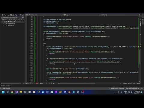 Process Injection + XOR Encryption in C# - Mitre T1055