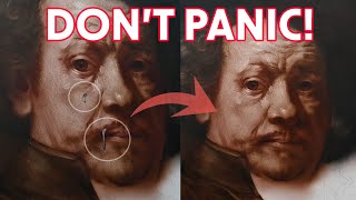 How to repair MAJOR painting mistakes