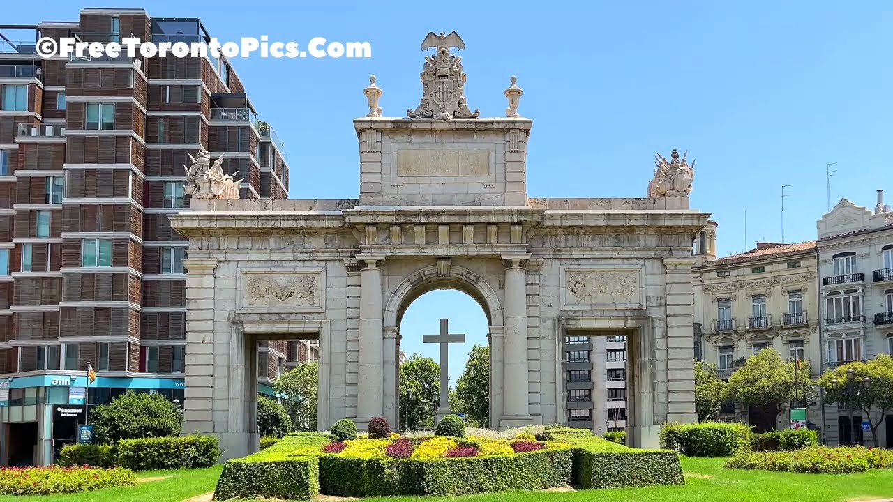 Puerta del Mar In Valencia Spain