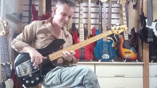 Video thumbnail for Japan Vintage Bass Guitars: Ibanez ATK300 Circa 1996 Fujigen Made: BASS HUNTER ELECTRIC BASS TEST. by Bass Japan Direct