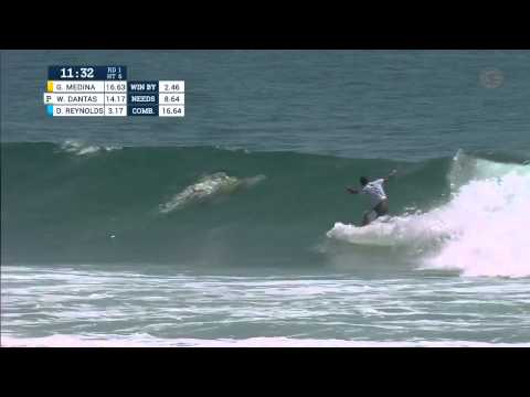 Medina vs Dantas vs Reynolds Round One, Heat 6 - 2015 Quiksilver Pro Gold Coast