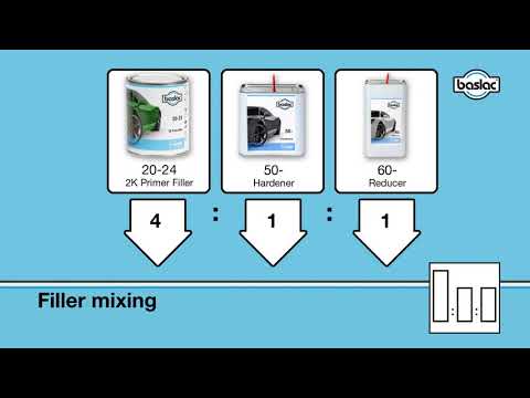 Процесс подготовки повреждённых деталей BASLAC