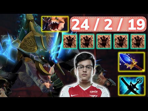 🔥 KARL Primal Beast Midlane Highlights 🔥 24 KILLS  Insane Early Mid Roam Play - Dota 2