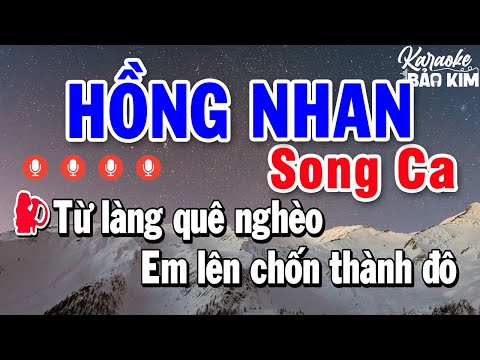 Karaoke Hồng Nhan Song Ca | Karaoke Bảo Kim