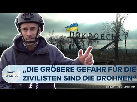 Video Thumbnail: PUTINS KRIEG: Pokrowsk unter Dauerbeschuss! Einkesselung und Fall steht kurz bevor | WELT Reporter