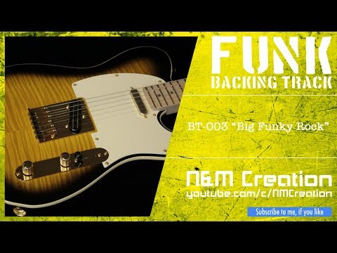 Wild Funk Rock Backing Track in Dm (Richie Kotzen Style, with Horns) | BT-003