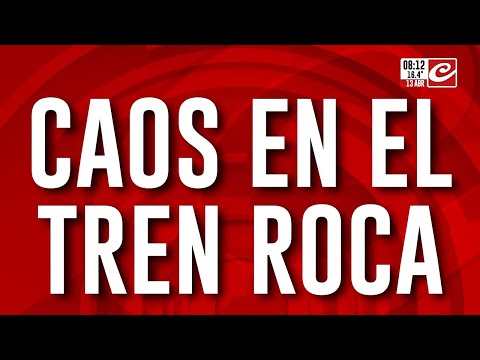 Caos total en el Tren Roca: hay cancelaciones y demoras de hasta una hora