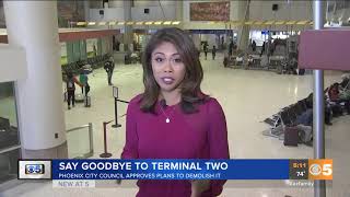 VIDEO: Phoenix approves plan to demolish Sky Harbor&#39;s Terminal 2
