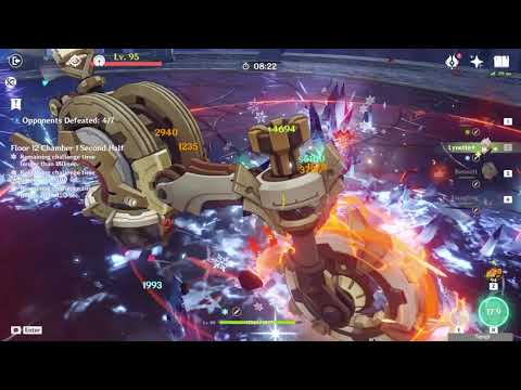 Spiral Abyss v4.0 showcase | C1 Kuki Hyperbloom + C1 Dehya Hypercarry