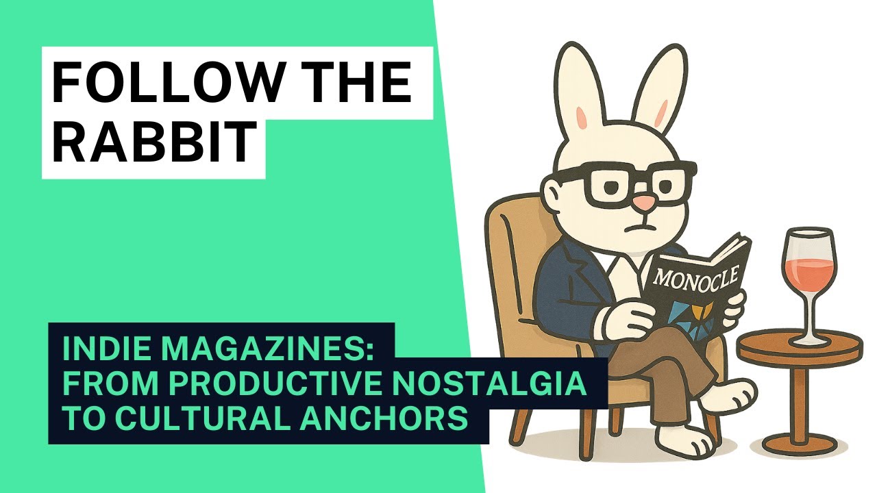 Indie Magazines: From productive nostalgia to cultural anchors | Follow the Rabbit S04E11
