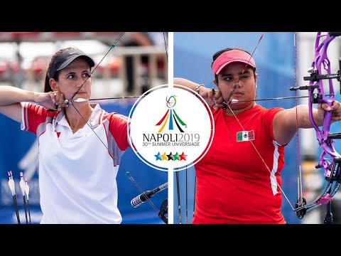 Yesim Bostan v Andrea Maya Becerra Arizaga – compound women semifinal | Napoli 2019 Universiade