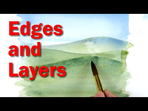 Start Painting: Watercolour Basics - PART 2 Edges and Layers