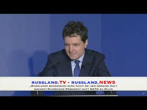 „Russlands Aggression wird nicht bei der Ukraine Halt machen“:Rumäniens Präsident ruft NATO