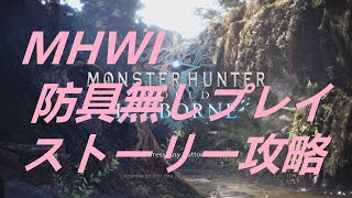 実況 MHWI ハンマー 防具無しストーリー攻略 モンハンワールドアイスボーン