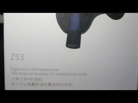 UNBOXING KZ ZS3 2020