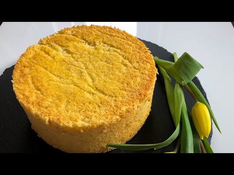 Rychlý nadýchaný piškotový korpus - recept/ The Best Cake Corpus recipe @jirinypeceni