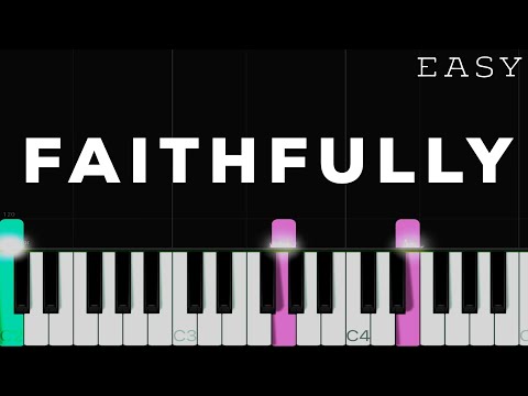 Faithfully - Journey piano tutorial